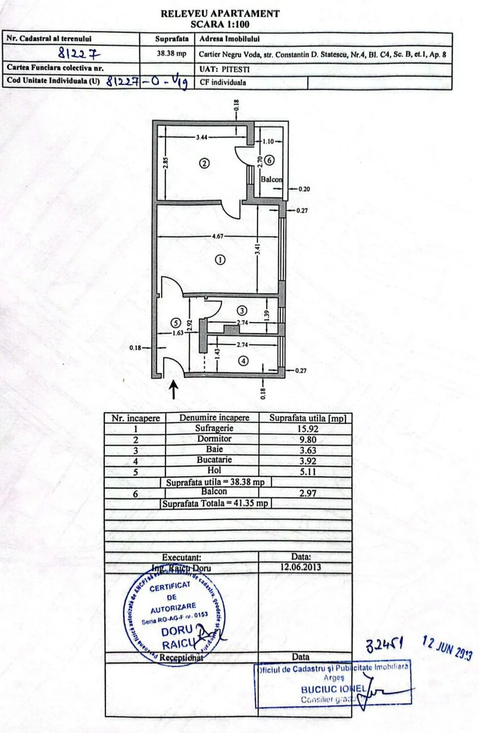 Vand Apartament 2 Camere Zona Nord