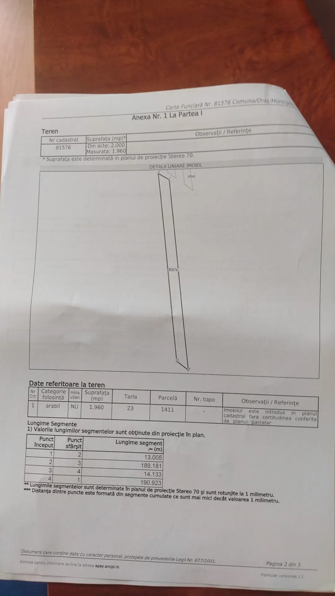 Teren de lunca in Leordeni - Arges