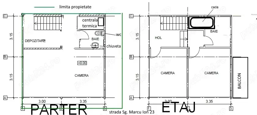 Imobil cu toate dotarile Bucuresti zona Mall Plaza, vad maxim, P+et, 88 mp